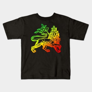 RASTA LION Kids T-Shirt